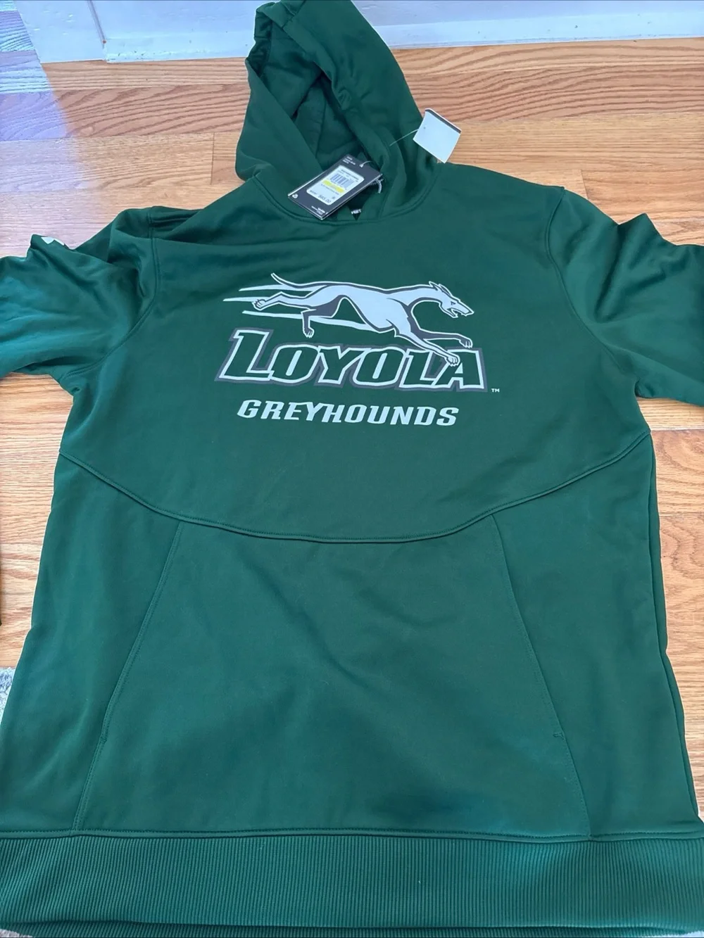 Under Armour Loyola Greyhounds Dark Green Hoodie